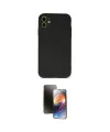 ieg™ iPhone 11 Kılıf Ahenk Serisi - Siyah 3D Antistatik Mat Seramik Nano Ekran Koruyucu
