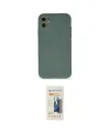 ieg™ iPhone 11 Kılıf Ahenk Serisi - Siyah 6D Mat Seramik Hayalet Nano Ekran Koruyucu