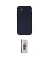 ieg™ iPhone 11 Kılıf Ahenk Serisi - Siyah Bilvis 3D Cam Ekran Koruyucu