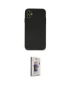 ieg™ iPhone 11 Kılıf Ahenk Serisi - Siyah Bilvis 3D Cam Ekran Koruyucu