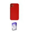 ieg™ iPhone 11 Kılıf Ahenk Serisi - Siyah Bilvis 5in1 3D Magic Cam Ekran Koruyucu