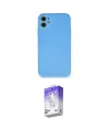 ieg™ iPhone 11 Kılıf Ahenk Serisi - Siyah Bilvis 5in1 3D Magic Cam Ekran Koruyucu