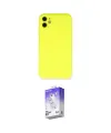 ieg™ iPhone 11 Kılıf Ahenk Serisi - Siyah Bilvis 5in1 3D Magic Cam Ekran Koruyucu