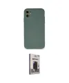 ieg™ iPhone 11 Kılıf Ahenk Serisi - Siyah Bilvis Hayalet Cam Ekran Koruyucu