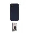 ieg™ iPhone 11 Kılıf Ahenk Serisi - Siyah Bilvis Hayalet Cam Ekran Koruyucu