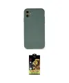 ieg™ iPhone 11 Kılıf Ahenk Serisi - Siyah Buffer Cam Ekran Koruyucu