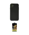 ieg™ iPhone 11 Kılıf Ahenk Serisi - Siyah Buffer Cam Ekran Koruyucu