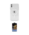 ieg™ iPhone 11 Kılıf Ahenk Yansıma Prime - Siyah Buffer Hayalet Cam Ekran Koruyucu