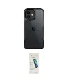 ieg™ iPhone 11 Kılıf Akış Çizgi Koleksiyonu - Şeffaf Pasifik Cam Ekran Koruyucu