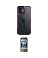 ieg™ iPhone 11 Kılıf Akış Çizgi Koleksiyonu - Siyah 34D Hayalet Izgaralı Cam