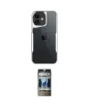 ieg™ iPhone 11 Kılıf Akış Çizgi Koleksiyonu - Siyah 34D Hayalet Izgaralı Cam