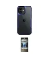 ieg™ iPhone 11 Kılıf Akış Çizgi Koleksiyonu - Siyah 34D Hayalet Izgaralı Cam