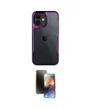 ieg™ iPhone 11 Kılıf Akış Çizgi Koleksiyonu - Siyah 3D Antistatik Mat Seramik Nano Ekran Koruyucu