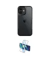 ieg™ iPhone 11 Kılıf Akış Çizgi Koleksiyonu - Siyah 3D Antistatik Seramik Nano Ekran Koruyucu