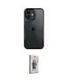 ieg™ iPhone 11 Kılıf Akış Çizgi Koleksiyonu - Siyah Bilvis 3D Cam Ekran Koruyucu