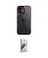 ieg™ iPhone 11 Kılıf Akış Çizgi Koleksiyonu - Siyah Bilvis 3D Mat Cam Ekran Koruyucu