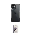 ieg™ iPhone 11 Kılıf Akış Çizgi Koleksiyonu - Siyah Bilvis 3D Mat Cam Ekran Koruyucu