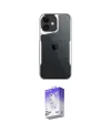 ieg™ iPhone 11 Kılıf Akış Çizgi Koleksiyonu - Siyah Bilvis 5in1 3D Magic Cam Ekran Koruyucu