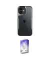 ieg™ iPhone 11 Kılıf Akış Çizgi Koleksiyonu - Siyah Bilvis 5in1 3D Magic Cam Ekran Koruyucu