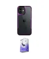 ieg™ iPhone 11 Kılıf Akış Çizgi Koleksiyonu - Siyah Bilvis 5in1 5D Magic Hayalet Cam Ekran Koruyucu