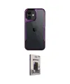 ieg™ iPhone 11 Kılıf Akış Çizgi Koleksiyonu - Siyah Bilvis Hayalet Cam Ekran Koruyucu