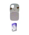 ieg™ iPhone 11 Kılıf Akış Yansıma - Siyah Bilvis 5in1 3D Magic Cam Ekran Koruyucu