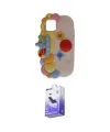 ieg™ iPhone 11 Kılıf Akış Yansıma - Siyah Bilvis 5in1 5D Magic Hayalet Cam Ekran Koruyucu