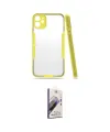 ieg™ iPhone 11 Kılıf Atlas Asil Serisi - Siyah Bilvis 3D Mat Cam Ekran Koruyucu