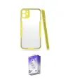ieg™ iPhone 11 Kılıf Atlas Asil Serisi - Siyah Bilvis 5in1 3D Magic Cam Ekran Koruyucu
