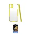 ieg™ iPhone 11 Kılıf Atlas Asil Serisi - Siyah Buffer Hayalet Cam Ekran Koruyucu