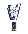 ieg™ iPhone 11 Kılıf Atlas Doku Koleksiyonu - Şeffaf 360 Full Body Arka Koruyucu