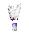 ieg™ iPhone 11 Kılıf Atlas Doku Koleksiyonu - Siyah Bilvis 5in1 3D Magic Cam Ekran Koruyucu