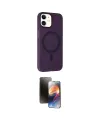 ieg™ iPhone 11 Kılıf Çekirdek Modern Prime - Siyah 3D Antistatik Mat Seramik Nano Ekran Koruyucu