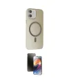 ieg™ iPhone 11 Kılıf Çekirdek Modern Prime - Siyah 3D Antistatik Mat Seramik Nano Ekran Koruyucu