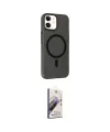 ieg™ iPhone 11 Kılıf Çekirdek Modern Prime - Siyah Bilvis 3D Mat Cam Ekran Koruyucu