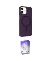 ieg™ iPhone 11 Kılıf Çekirdek Modern Prime - Siyah Bilvis 5in1 3D Magic Cam Ekran Koruyucu