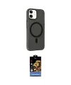 ieg™ iPhone 11 Kılıf Çekirdek Modern Prime - Siyah Buffer Hayalet Cam Ekran Koruyucu