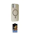 ieg™ iPhone 11 Kılıf Çekirdek Modern Prime - Siyah Buffer Hayalet Cam Ekran Koruyucu