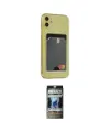 ieg™ iPhone 11 Kılıf Doruk Klasik Koleksiyonu - Siyah 34D Hayalet Izgaralı Cam