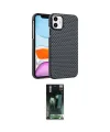 ieg™ iPhone 11 Kılıf Doruk Serisi - Şeffaf 360 Full Body Arka Koruyucu