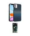 ieg™ iPhone 11 Kılıf Doruk Serisi - Şeffaf 360 Full Body Arka Koruyucu