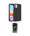 ieg™ iPhone 11 Kılıf Doruk Serisi - Şeffaf 360 Full Body Arka Koruyucu