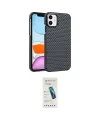 ieg™ iPhone 11 Kılıf Doruk Serisi - Şeffaf Pasifik Cam Ekran Koruyucu