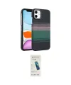ieg™ iPhone 11 Kılıf Doruk Serisi - Şeffaf Pasifik Cam Ekran Koruyucu