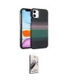 ieg™ iPhone 11 Kılıf Doruk Serisi - Siyah Bilvis 3D Mat Cam Ekran Koruyucu