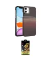 ieg™ iPhone 11 Kılıf Doruk Serisi - Siyah Buffer Cam Ekran Koruyucu