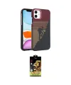 ieg™ iPhone 11 Kılıf Doruk Serisi - Siyah Buffer Cam Ekran Koruyucu