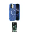 ieg™ iPhone 11 Kılıf Eksen Çizgi - Şeffaf 360 Full Body Arka Koruyucu