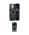 ieg™ iPhone 11 Kılıf Eksen Çizgi - Şeffaf 360 Full Body Arka Koruyucu