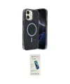 ieg™ iPhone 11 Kılıf Eksen Çizgi - Şeffaf Pasifik Cam Ekran Koruyucu